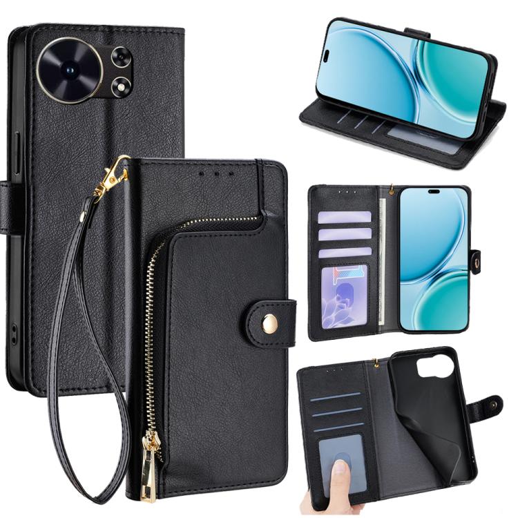 Custodia per cellulare in pelle con cerniera, For Huawei Mate 80 5G, For Huawei Maimang 40 5G, For Huawei Pura 80 5G, For Huawei nova 14 Ultra 5G, For Huawei nova 14 Pro 5G, For Huawei nova 14 5G