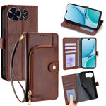 Custodia per cellulare in pelle con cerniera, For Huawei Mate 80 5G, For Huawei Maimang 40 5G, For Huawei Pura 80 5G, For Huawei nova 14 Ultra 5G, For Huawei nova 14 Pro 5G, For Huawei nova 14 5G