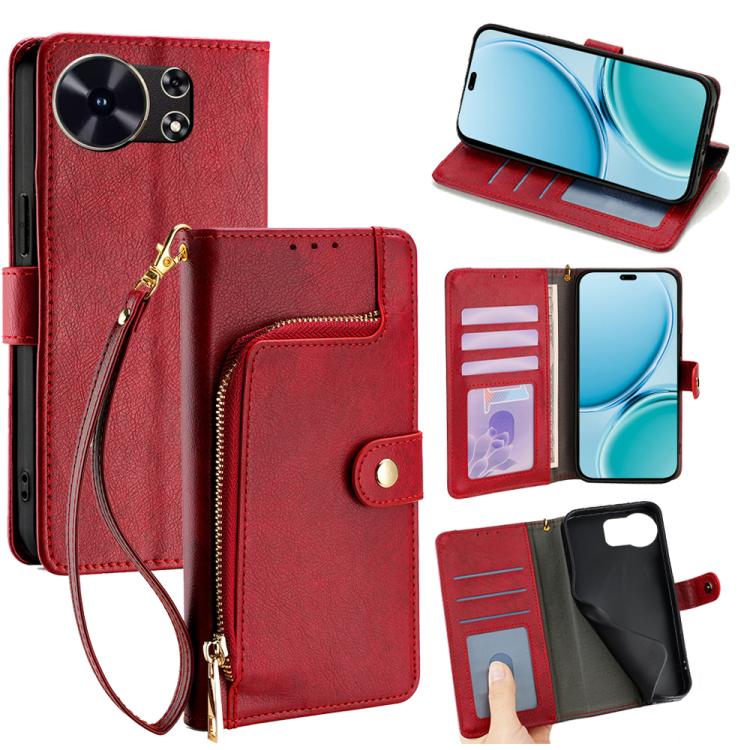 Custodia per cellulare in pelle con cerniera, For Huawei Mate 80 5G, For Huawei Maimang 40 5G, For Huawei Pura 80 5G, For Huawei nova 14 Ultra 5G, For Huawei nova 14 Pro 5G, For Huawei nova 14 5G