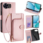 Custodia per cellulare in pelle con cerniera, For Huawei Mate 80 5G, For Huawei Maimang 40 5G, For Huawei Pura 80 5G, For Huawei nova 14 Ultra 5G, For Huawei nova 14 Pro 5G, For Huawei nova 14 5G
