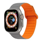 Cinturino per orologio in silicone magnetico ad anello, For Apple Watch SE 44mm