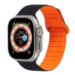 Cinturino per orologio in silicone magnetico ad anello, For Apple Watch 3 42mm