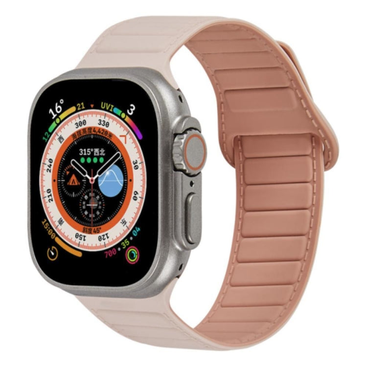 Cinturino per orologio in silicone magnetico ad anello, For Apple Watch 3 42mm