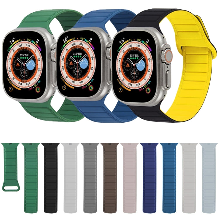 Cinturino per orologio in silicone magnetico ad anello, For Apple Watch 42mm