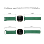 Cinturino per orologio in silicone magnetico ad anello, For Apple Watch 5 44mm