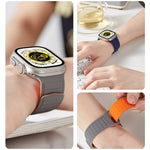 Cinturino per orologio in silicone magnetico ad anello, For Apple Watch 9 45mm
