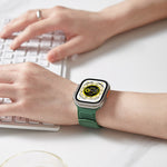 Cinturino per orologio in silicone magnetico ad anello, For Apple Watch SE 44mm