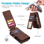 Custodia portafoglio in pelle per Samsung Galaxy S23 Ultra 5G