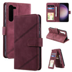 Custodia portafoglio in pelle per Samsung Galaxy S23 Ultra 5G