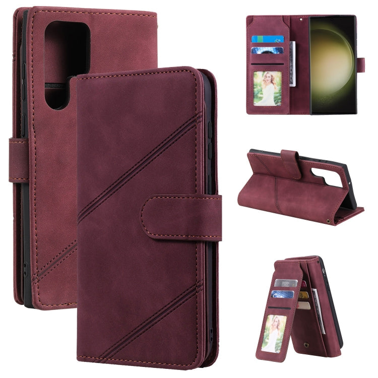 Custodia portafoglio in pelle per Samsung Galaxy S23 Ultra 5G