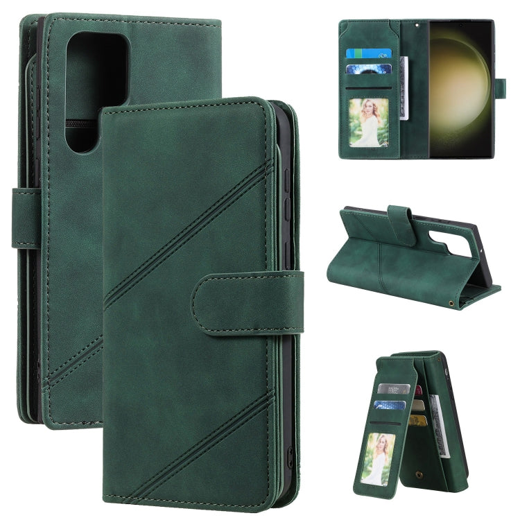 Custodia portafoglio in pelle per Samsung Galaxy S23 Ultra 5G