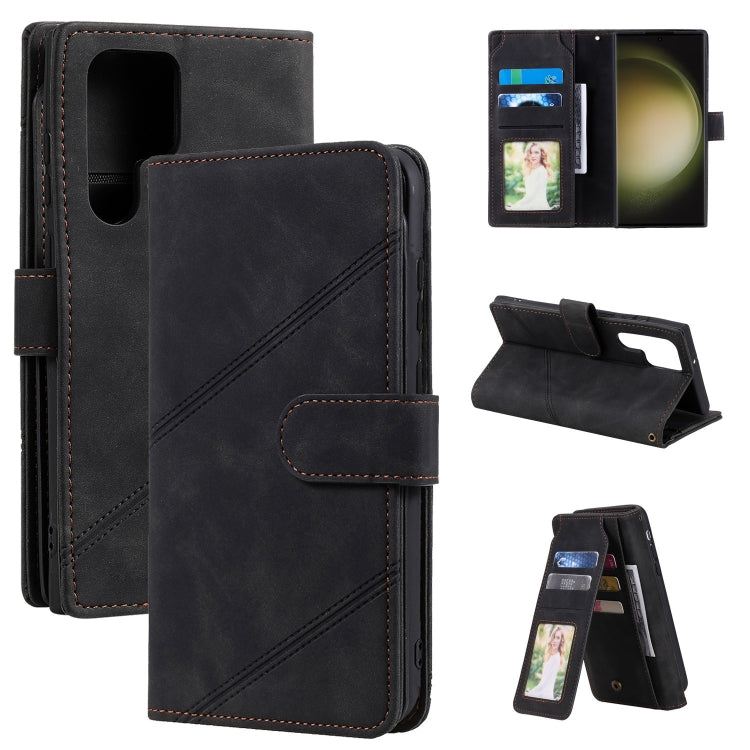 Custodia portafoglio in pelle per Samsung Galaxy S23 Ultra 5G