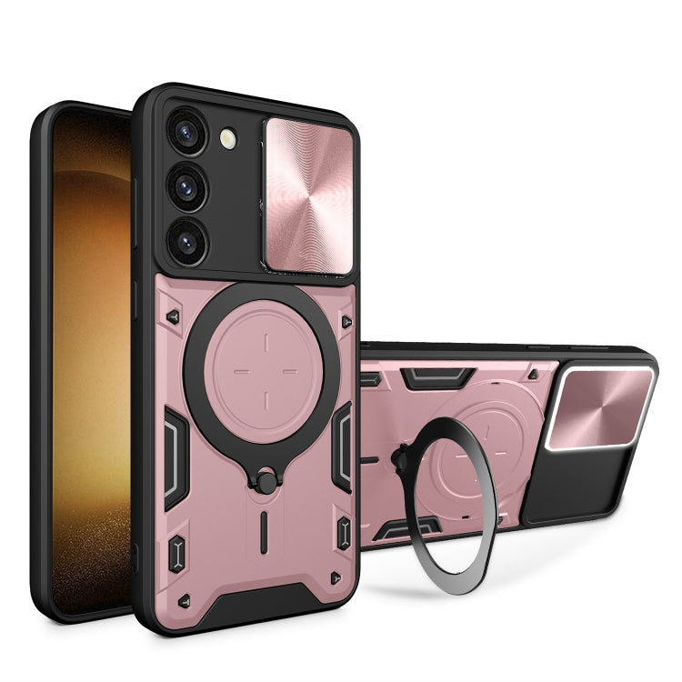 Custodia TPU con copriobiettivo scorrevole per Galaxy S23+
