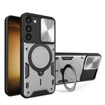 Custodia TPU con copriobiettivo scorrevole per Galaxy S23+