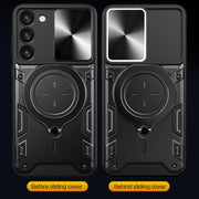 Custodia TPU con copriobiettivo scorrevole per Galaxy S23+