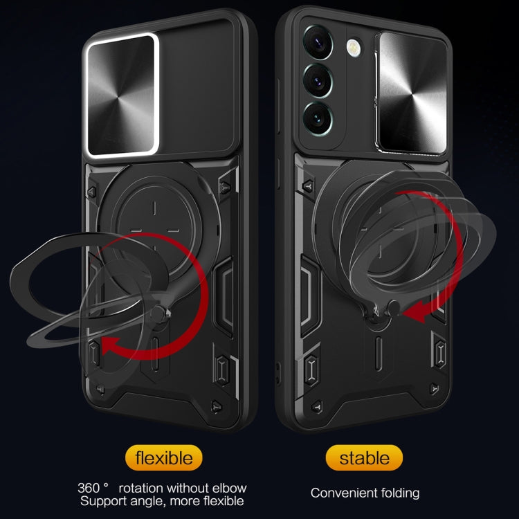 Custodia TPU con copri camera scorrevole per Samsung Galaxy S22 5