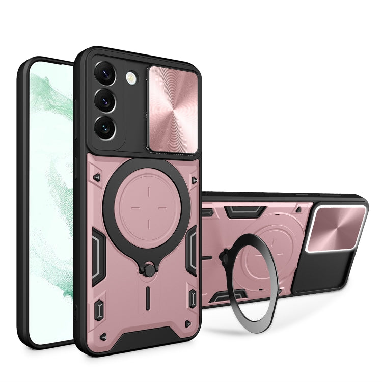 Custodia TPU con copri camera scorrevole per Samsung Galaxy S22 U
