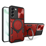 Custodia TPU con copri camera scorrevole per Samsung Galaxy S22 U