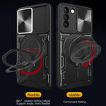 Custodia TPU con copri camera scorrevole per Samsung Galaxy S21 5
