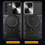 Custodia TPU con copri camera scorrevole per Samsung Galaxy S21 5