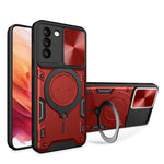 Custodia TPU con copri camera scorrevole per Samsung Galaxy S21 5