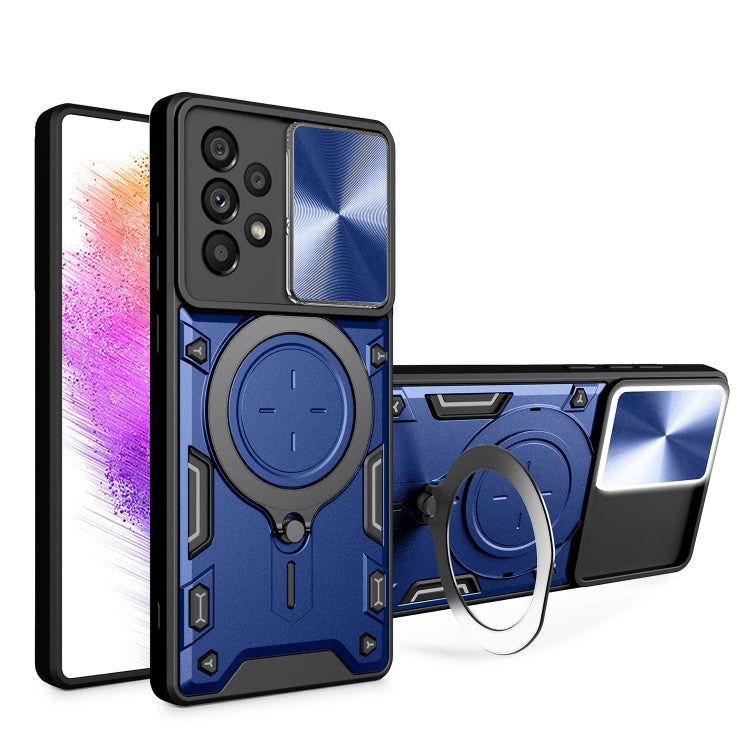 Custodia TPU con copriobiettivo scorrevole per Galaxy S23+