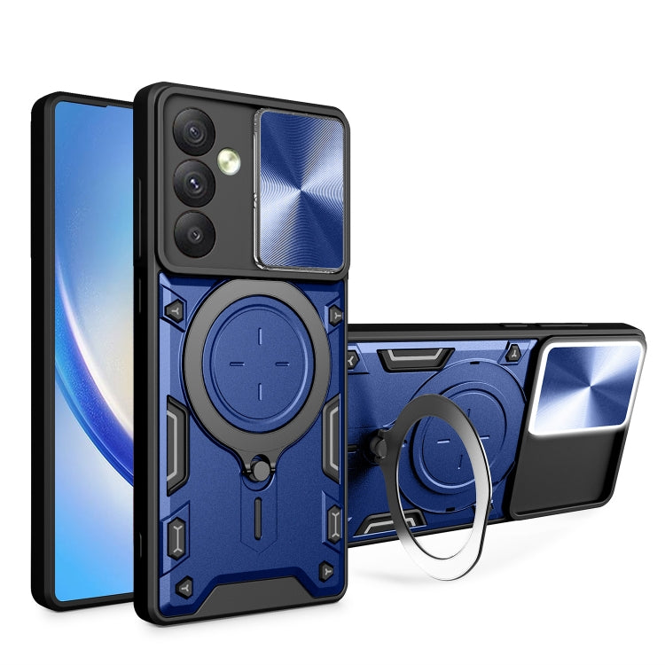 Custodia TPU con copri camera scorrevole per Samsung Galaxy A34 5