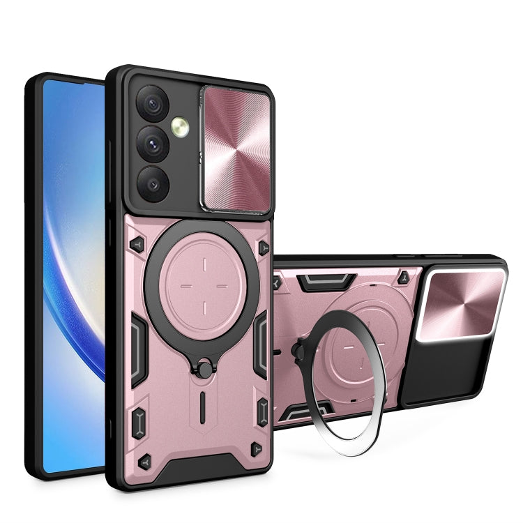 Custodia TPU con copri camera scorrevole per Samsung Galaxy A34 5