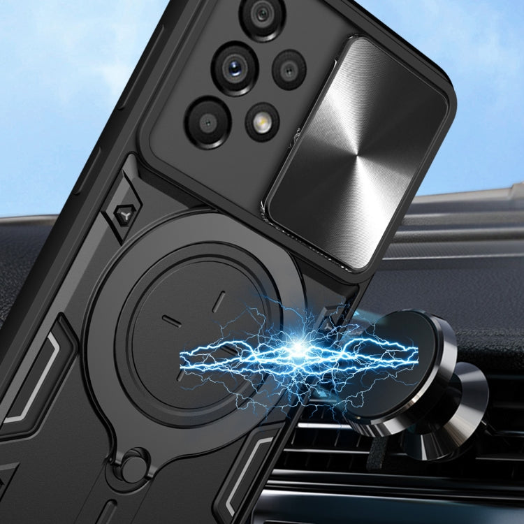 Custodia TPU con copri camera scorrevole per Samsung Galaxy S22 U