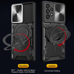 Custodia TPU con copri camera scorrevole per Samsung Galaxy S22 U