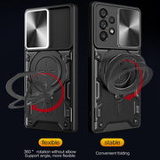 Custodia TPU con copri camera scorrevole per Samsung Galaxy S22 U