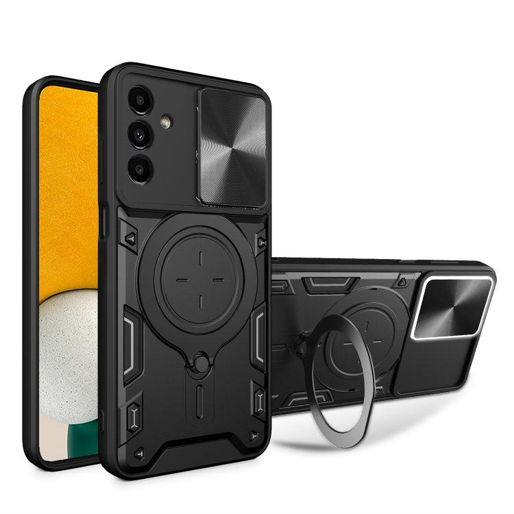 Custodia TPU con copri camera scorrevole per Samsung Galaxy S22 5