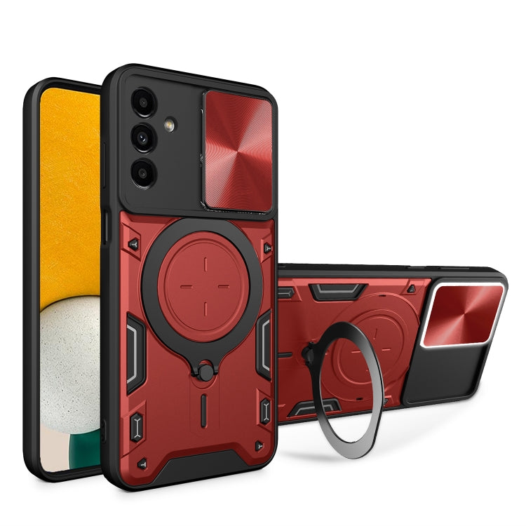 Custodia TPU con copri camera scorrevole per Samsung Galaxy S22 5