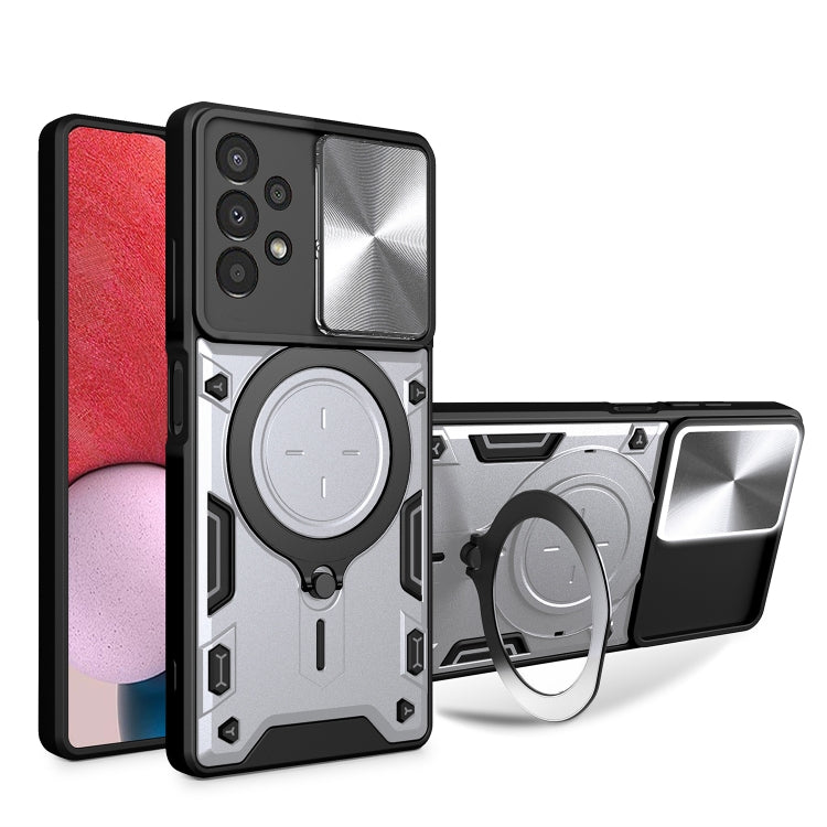 Custodia TPU con copri camera scorrevole per Samsung Galaxy S22 U