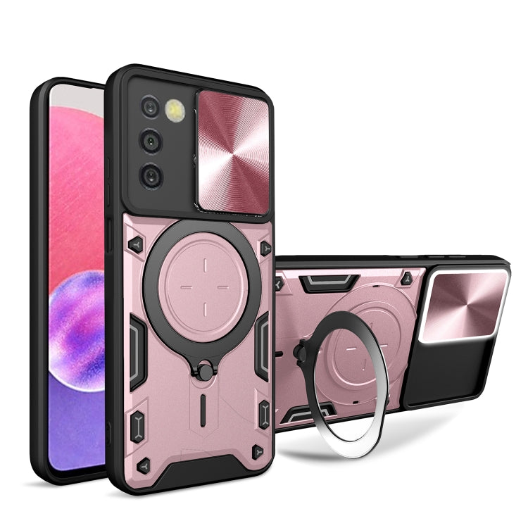 Custodia TPU con copri camera scorrevole per Samsung Galaxy S22 5
