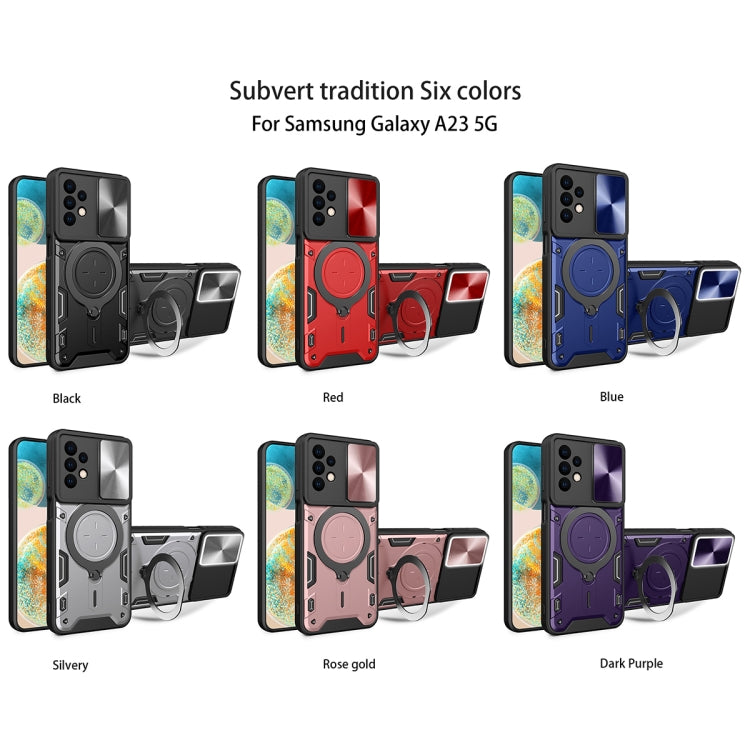 Custodia TPU con copri camera scorrevole per Samsung Galaxy A34 5