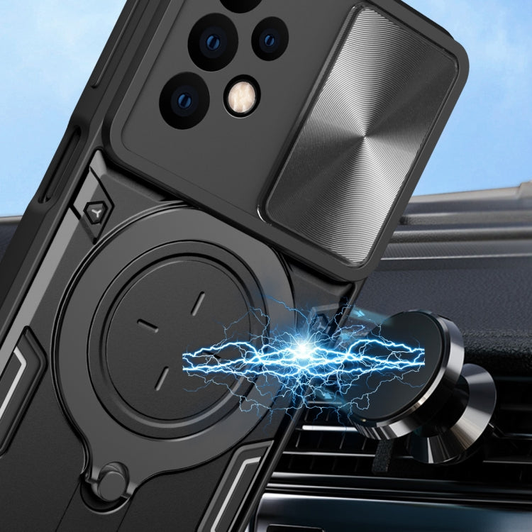 Custodia TPU con copri camera scorrevole per Samsung Galaxy A34 5