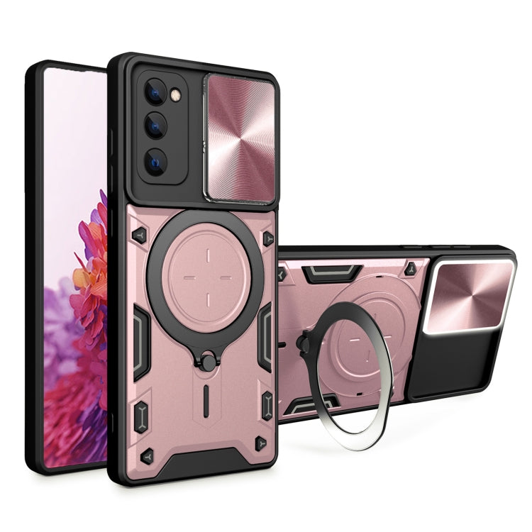 Custodia TPU con copriobiettivo scorrevole per Galaxy S23+
