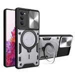 Custodia TPU con copriobiettivo scorrevole per Galaxy S23+