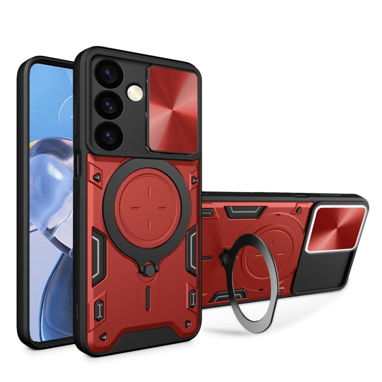 Custodia TPU con copertura scorrevole per Samsung Galaxy S24 FE