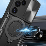Custodia TPU con copertura scorrevole per Samsung Galaxy S24 FE