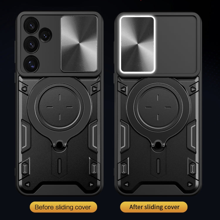Custodia TPU con copertura scorrevole per Samsung Galaxy S24 FE