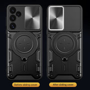 Custodia TPU con copertura scorrevole per Samsung Galaxy S24 FE