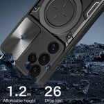 Custodia TPU con copertura scorrevole per Samsung Galaxy S24 FE