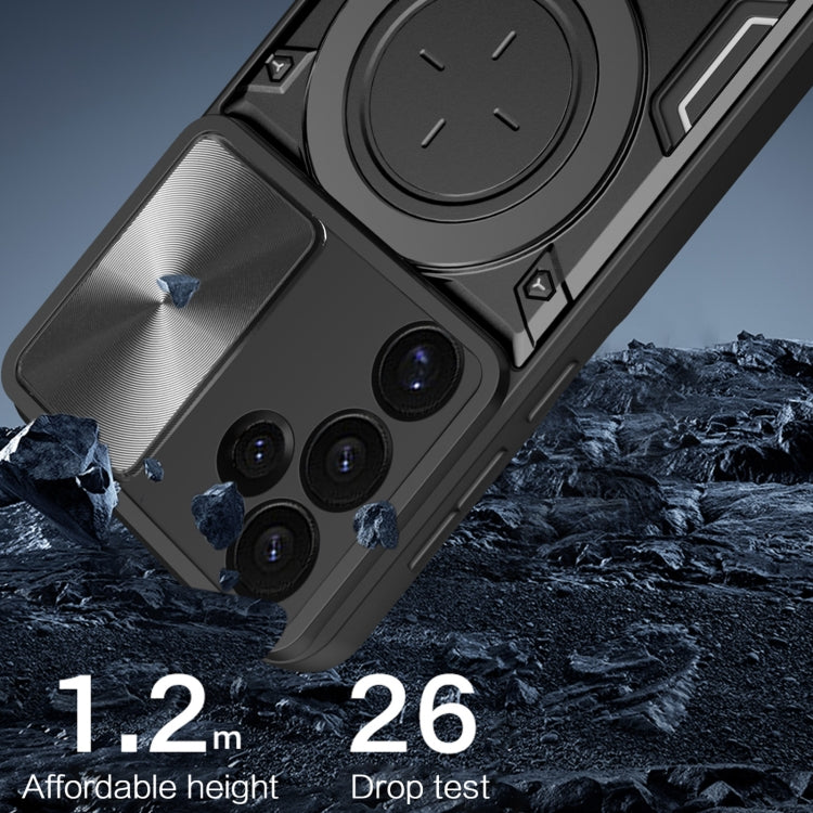Custodia TPU con copertura scorrevole per Samsung Galaxy S24 FE