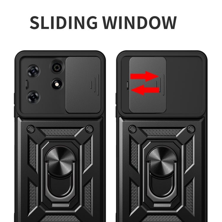 Cover fotocamera scorrevole in TPU e PC per Tecno Spark 10 Pro