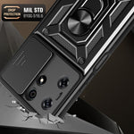 Cover fotocamera scorrevole in TPU e PC per Tecno Spark 10 Pro