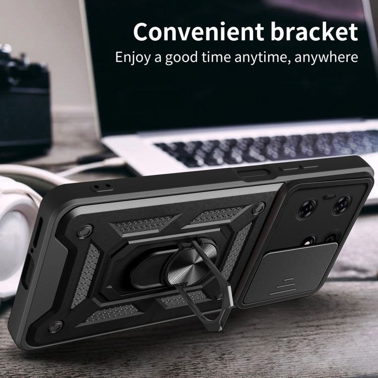 Cover fotocamera scorrevole in TPU e PC per Tecno Spark 10 Pro