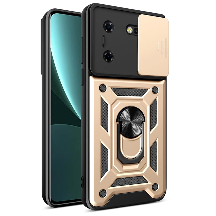 Cover fotocamera scorrevole in TPU e PC per Tecno Spark 10 Pro