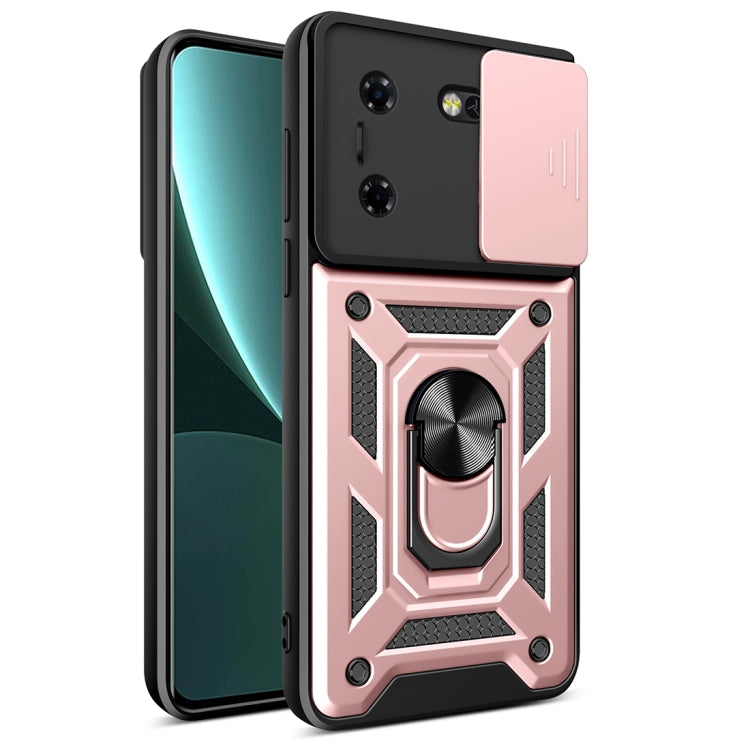 Cover fotocamera scorrevole in TPU e PC per Tecno Spark 10 Pro